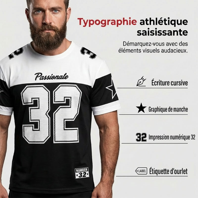 🔥👕 T-shirt Homme Imprimé Graphique – Coupe Relax & Tendance Quotidienne