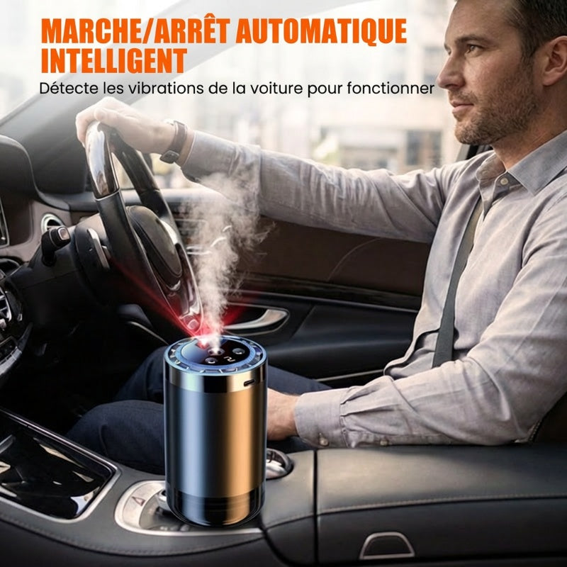 💡 Ambiance Lumineuse & Aromatique en Voiture 🌙 Votre diffuseur intelligent 2-en-1 !
