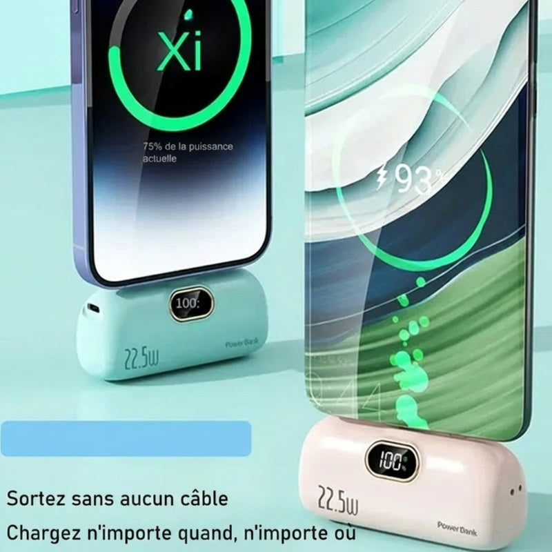 💐60% DE RÉDUCTION ! Batterie Externe Ultra-Mince – Glissez-la dans votre poche 👜✨【Offre Limitée】