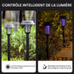 Lampe solaire anti-moustiques sur piquet