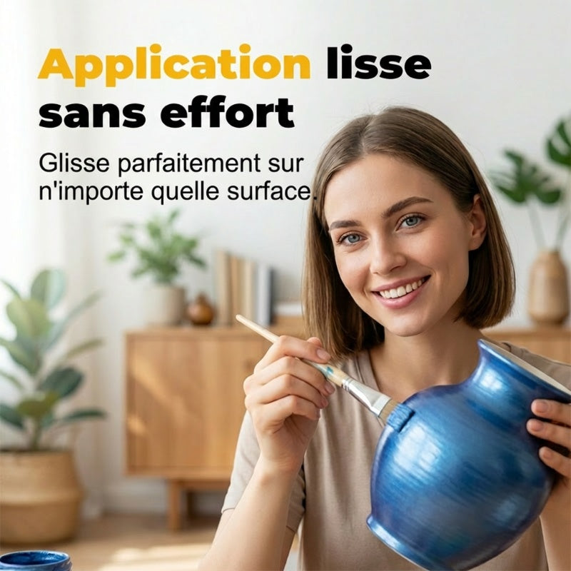 Peinture Métallisée Brillante à Base d'Eau