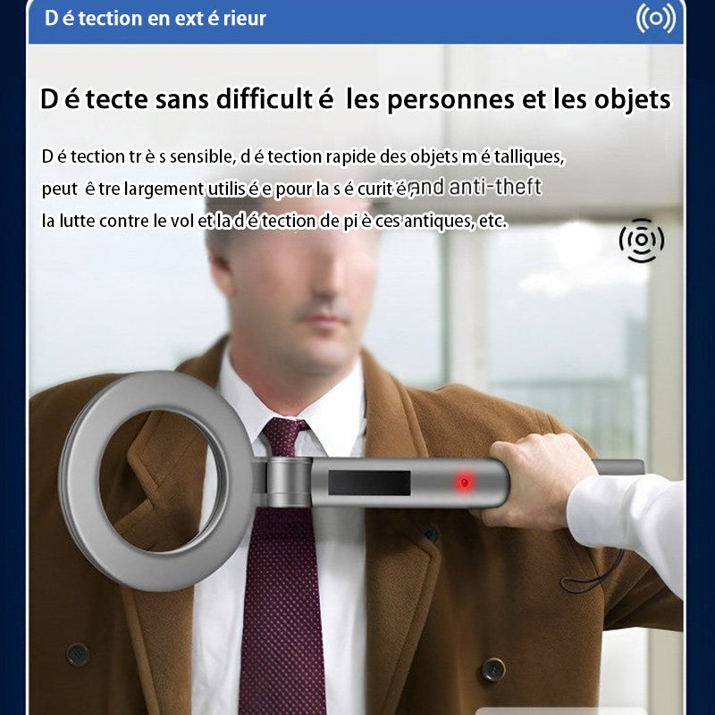 🤩Détecteur de métaux haute sensibilité - 5 modes, écran LCD et capacités d'identification avancées, conçu pour la chasse aux trésors et aux pièces de monnaie