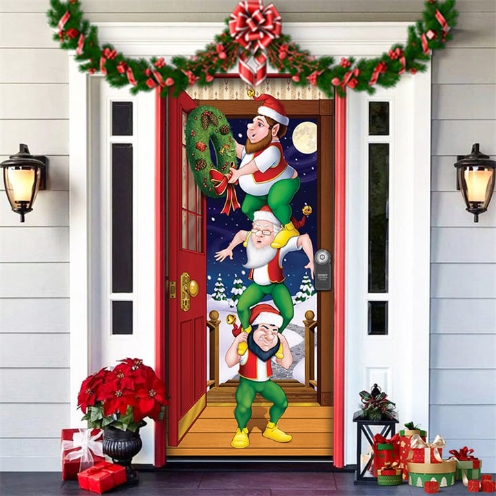 🎄Offres anticipées de Noël - 49 % de réduction🎅Décorations de Noël 2027 pour porte d'entrée🎅