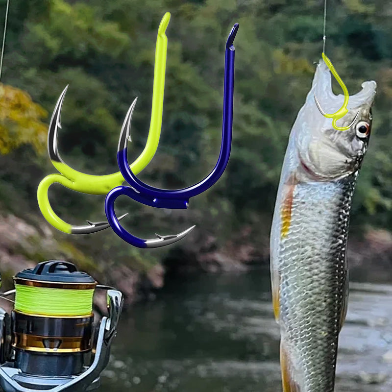 🎣 Hameçons doubles pour la pêche | Tailles #3–#12