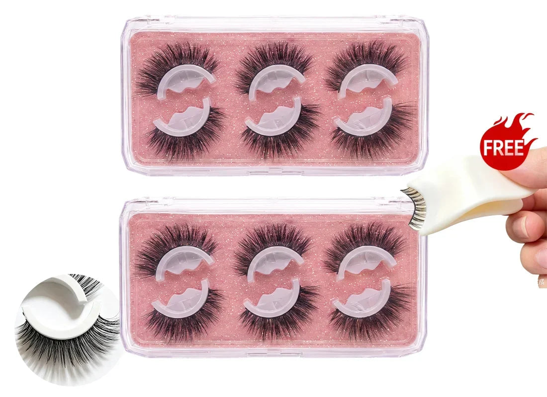🥳BONNES AFFAIRES 2026🥳💞50 K+ VENDUS !👁️✨Faux cils réutilisables autocollants – pas de colle nécessaire, il suffit d’appuyer et c’est prêt. Boucle naturelle, réutilisables et faciles à retirer. Un véritable atout beauté ! 💕🌸