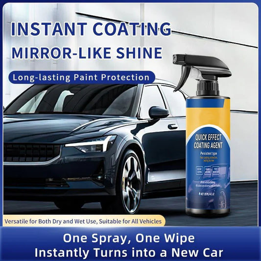 🏆🏆Industrie cheval noir&Achetez 3 obtenez 2 gratuitement🚗Spray de revêtement rapide pour voiture avancé
