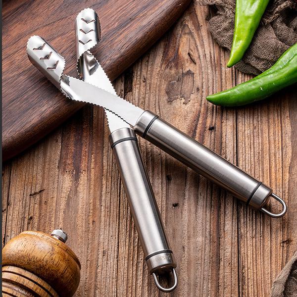 🔥50% DE RÉDUCTION !Vide-Poivron & Épépineur en Inox 304 – Lame Dentelée Précise, Dénoyautage en 1 Torsion & Protection des Doigts ✨