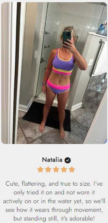 🏖️Offre spéciale 50 % de réduction🌼Ensemble de bikini sportif 3 pièces en nylon patchwork color block - Maillot de bain taille haute et contrôle du ventre👙🌈