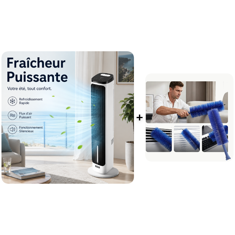 Ventilateur tour USB portable à 3 vitesses