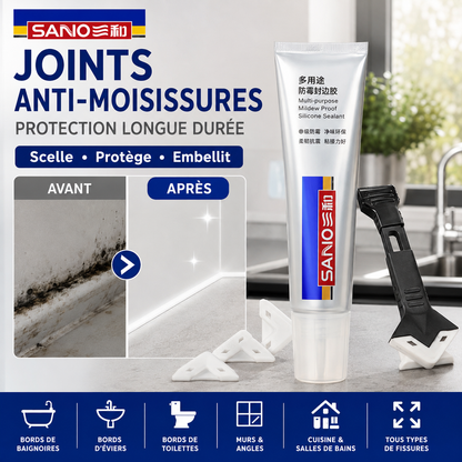 Mastic imperméable et résistant aux moisissures pour cuisine et salle de bain