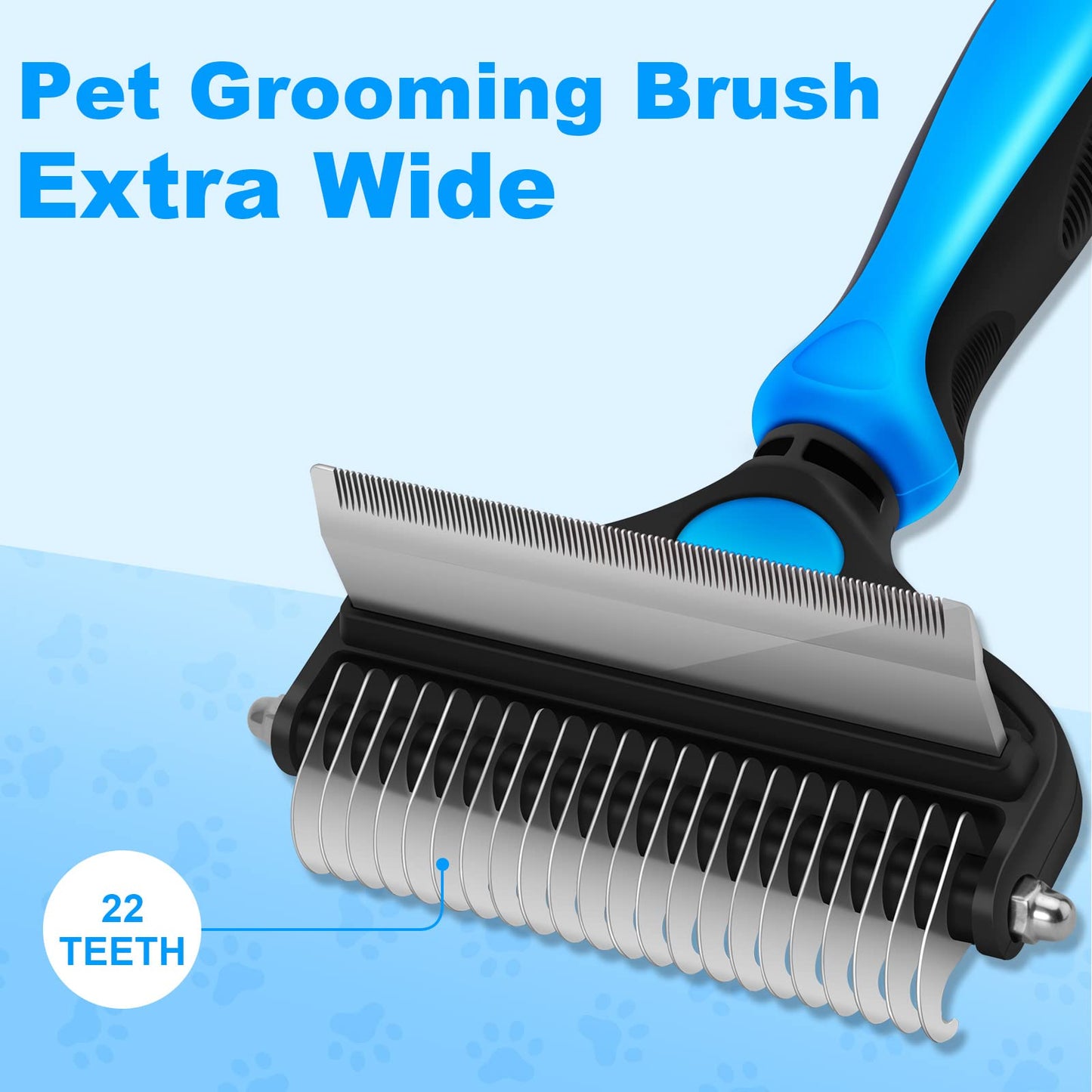 🐾 PROMO LIMITÉE 50% DE RÉDUCTION ! ✨ Brosse Démêlante pour Chats et Chiens – Professionnel, Double Face ✨