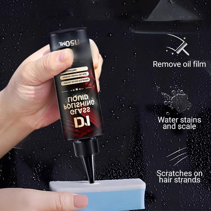 🔥Liquide de polissage pour vitres automobiles – Effacez les marques de façon permanente, économisez sur les coûts de remplacement !