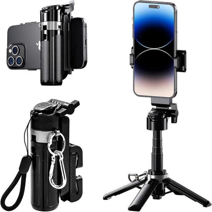 Perche à selfie extensible avec trépied et télécommande sans fil