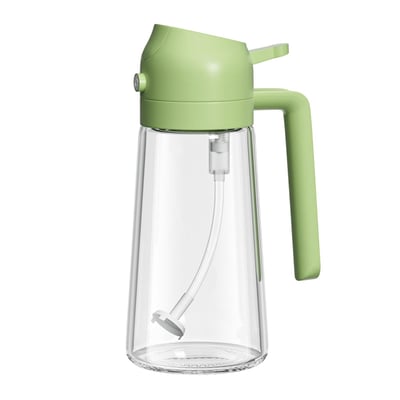 ✨💕Pulvérisateur et distributeur d'huile en verre 2 en 1/-600ml