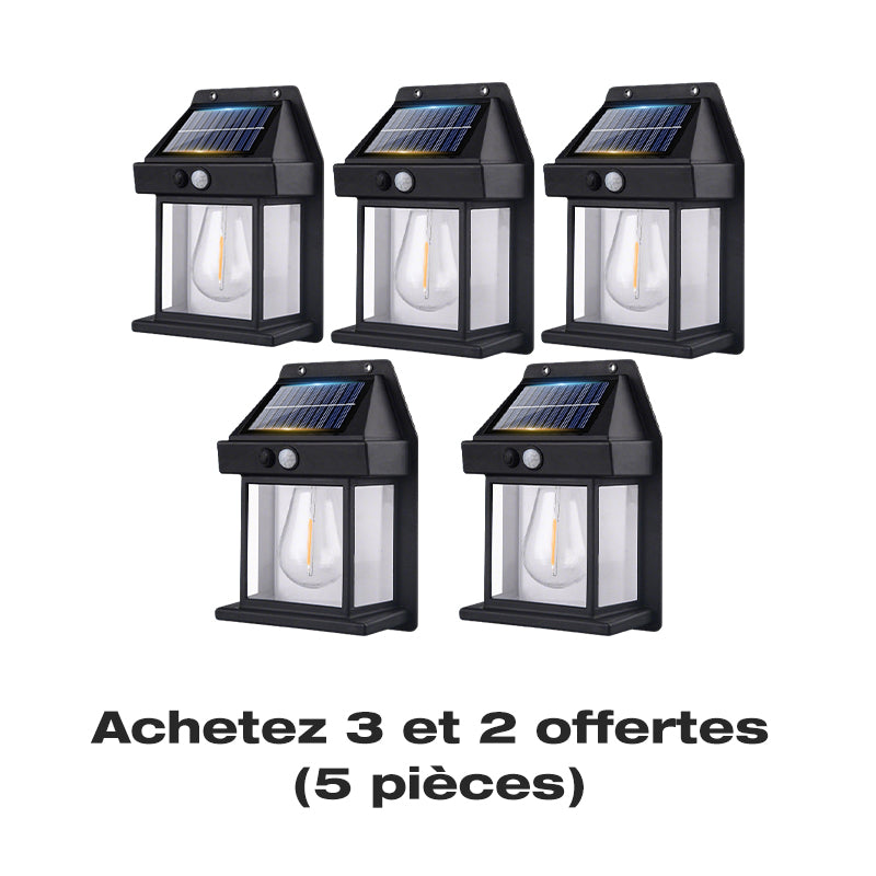 Offre spéciale Nouvel An : 50 % de réduction sur tout ! 🔥Applique murale solaire à détecteur de mouvement en tungstène