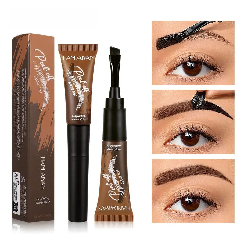 🌟🔥 Dernier jour Teinture sourcils étanche, facile application retire simplement couvre poils gris best-seller 50000 ventes ✨
