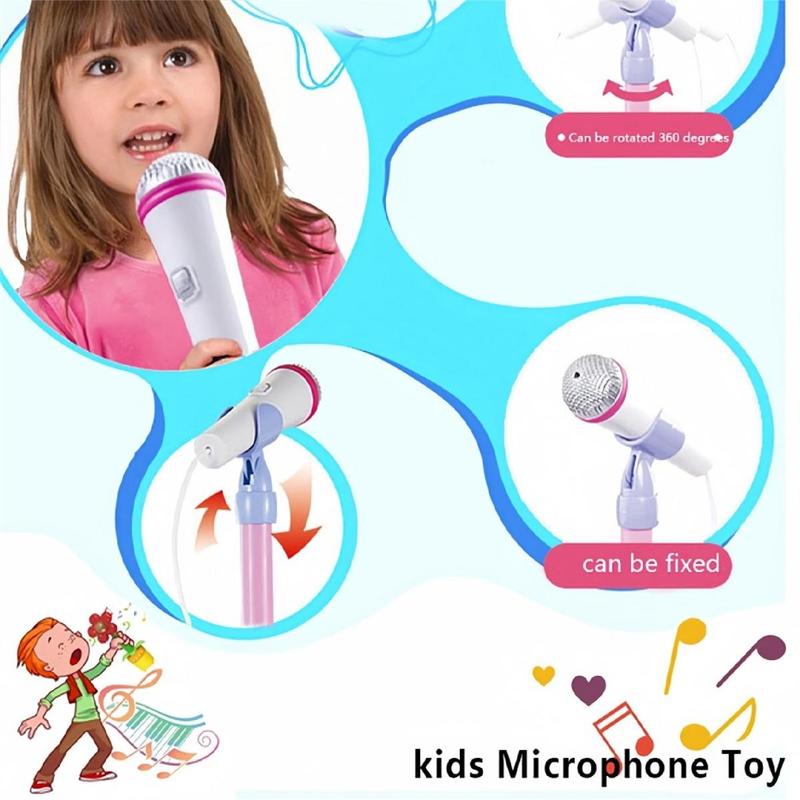 Microphone de karaoké pour enfants avec lumière