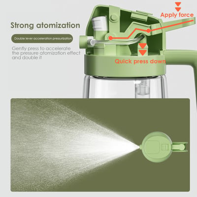 ✨💕Pulvérisateur et distributeur d'huile en verre 2 en 1/-600ml