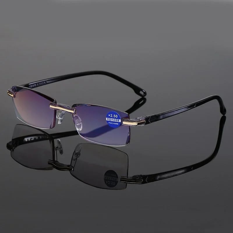 🔥Nouvelles lunettes de lecture à double usage avec filtre anti-lumière bleue en saphir haute dureté✨