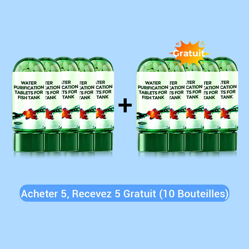 【📍Série pour Aquarium📍】Comprimé Puissant de Purification de l'Eau pour Aquarium
