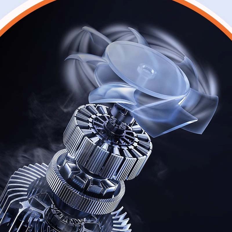 💨 -50% ! ⚡ Souffleur Turbo Portable 140 000 tr/min – ABS – 250 g – 8000 mAh – Soufflage + Aspiration – Type-C – Noir – Nettoyage Polyvalent 🧹