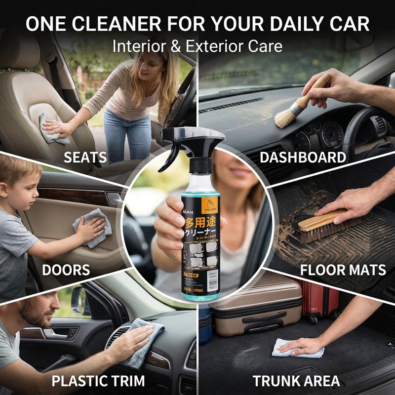 🚗 Nettoyant intérieur en spray – Redonnez à votre voiture son aspect neuf en quelques minutes ✨