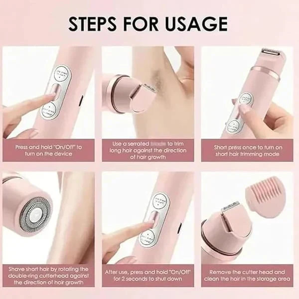🔥Vente chaude 2026🔥Rasoir électrique sans fil 2 en 1 pour femme