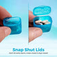 💊 Pilulier mensuel avec couvercle - Couvercles faciles à ouvrir, adaptés aux personnes souffrant d'arthrite - 31 compartiments journaliers amovibles - Indicateur de date - Étui de voyage pour vitamines et médicaments