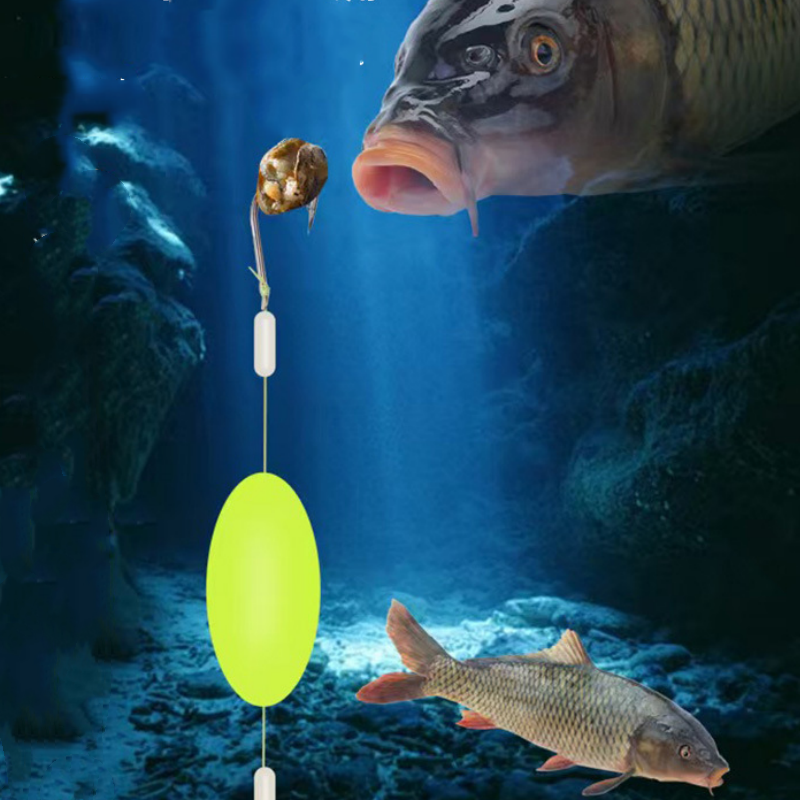 🎣⚡ Montage de fond inversé à double hameçon ! La version améliorée augmente le taux de ferrage de 50 % – dites adieu aux accrocs ! 🎣
