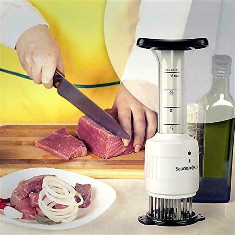 🍗🥩🍖Attendrisseur et injecteur de sauce 2 en 1🎁