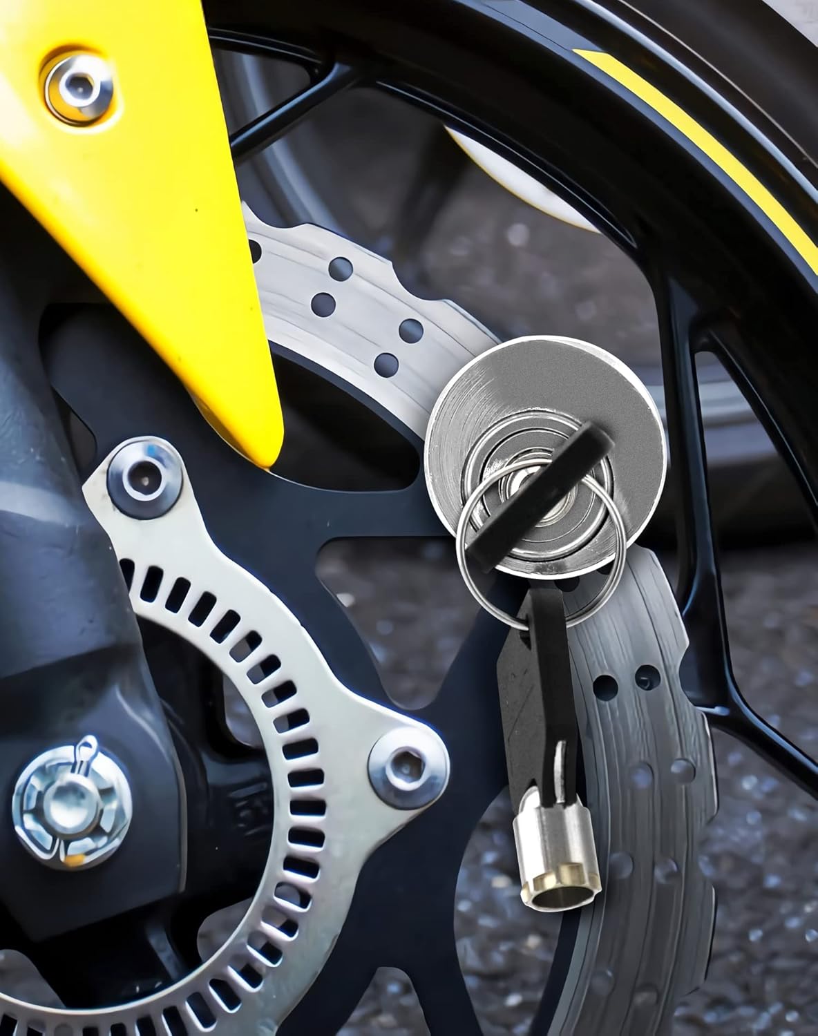 🎁 50 % DE RÉDUCTION EN CE MOMENT ! 🔒🏍️ Serrure à disque antivol pour motocyclette ✨