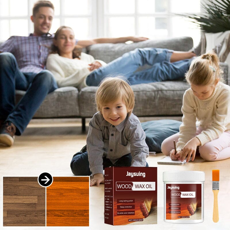 🔥50% DE RÉDUCTION !🪵Huile Cire pour Bois Extérieur ✨Anti-Corrosion, Protection Durable, Application Facile🏡