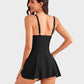 Dernière chance : 50 % de réduction ! Maillot de bain une pièce pour femme avec effet ventre plat et fermeture à boutons.