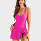 Dernière chance : 50 % de réduction ! Maillot de bain une pièce pour femme avec effet ventre plat et fermeture à boutons.