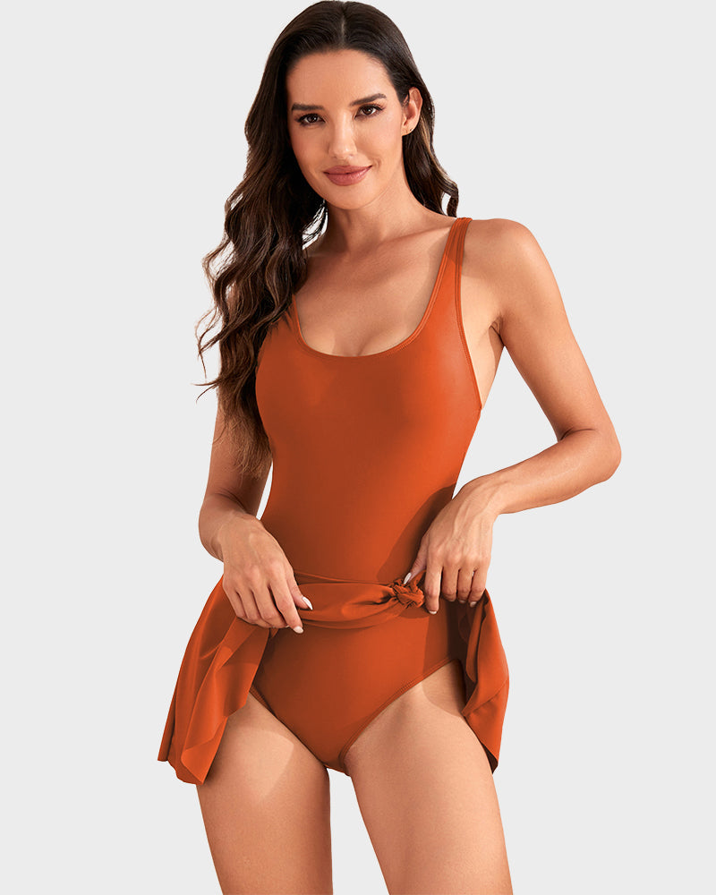 Dernière chance : 50 % de réduction ! Maillot de bain une pièce pour femme avec effet ventre plat et fermeture à boutons.