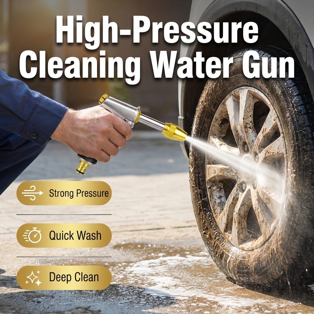 🌸💦 Pistolet Nettoyant Haute Pression • Nettoyage Efficace • Promo Printemps ✨🚗