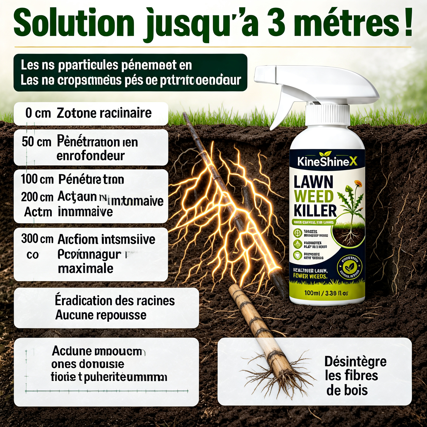 ⚡[Désherbage facile et sans stress au jardin] Désherbant pour usage domestique