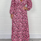 🔥Offre promotionnelle à moitié prix💕Sexy robe décolleté plongeant pour femmes imprimées💃