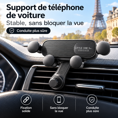 Support de téléphone pour voiture, support de fixation pour GPS à installer sur la bouche d'aération