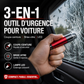 💎 50% DE RÉDUCTION ! 💎 Mini Outil d’Évacuation d’Urgence pour Voiture – Coupe-ceinture, Brise-glace & Lampe LED 🚨🚗