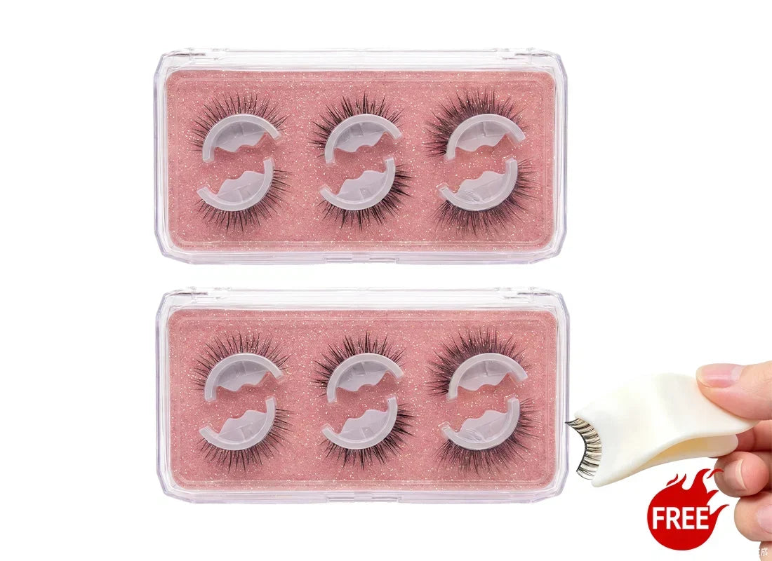🥳BONNES AFFAIRES 2026🥳💞50 K+ VENDUS !👁️✨Faux cils réutilisables autocollants – pas de colle nécessaire, il suffit d’appuyer et c’est prêt. Boucle naturelle, réutilisables et faciles à retirer. Un véritable atout beauté ! 💕🌸