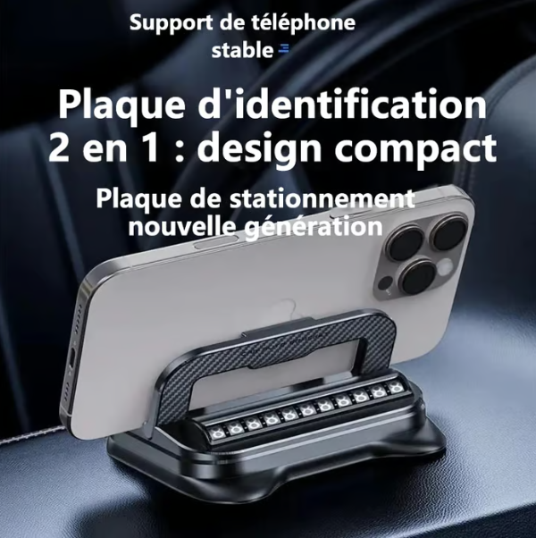 🚗 50% DE RÉDUCTION EN CE MOMENT ! ✨ Support de Téléphone pour Voiture – Orientable 360°, Verrouillage en 0,1 s & Antidérapant – N’Abîme Pas le Tableau de Bord – Idéal pour la Navigation 🛣️