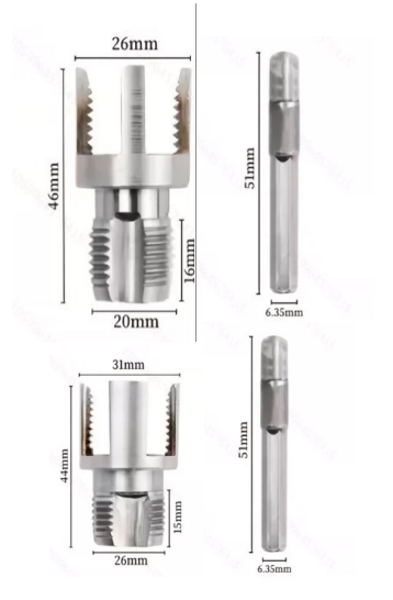 ⚙️🔩 -60% ! 🛠️Outil de Filetage pour Tuyaux – Nettoyage & Refiletage, Acier Traité Thermiquement – 1/2″ & 3/4″ pour Plomberie Pro & DIY.