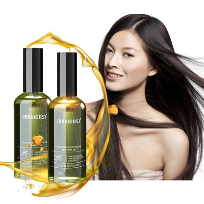 Huile essentielle parfumée pour les cheveux