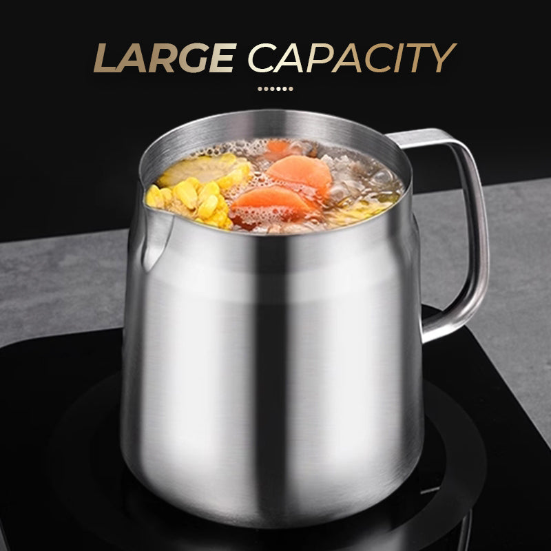 📢📢50 % DE RÉDUCTION !!! ✨Récipient Filtre à Huile Polyvalent - Grande Capacité - Acier Inoxydable 304🍟
