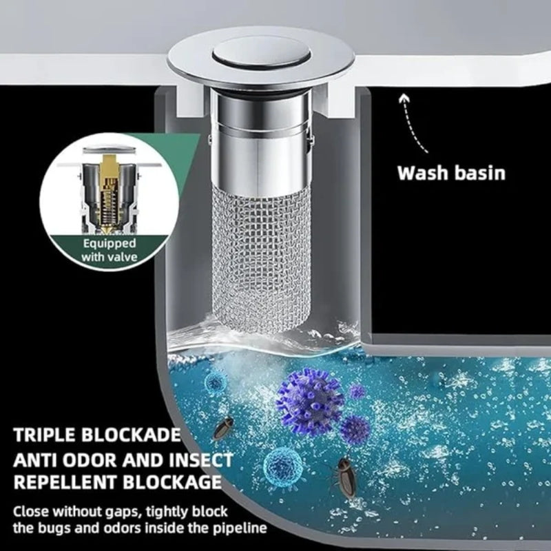 🔥Achetez-en 2, obtenez-en 1 gratuit🔥Filtre de drainage de sol en acier inoxydable