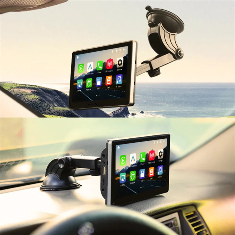 Lecteur multimédia HD multifonction de 7 pouces pour voiture et caméra de recul