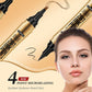 Stylo Duo 2-en-1 Sourcils et Eyeliner Waterproof à 4 Pointes