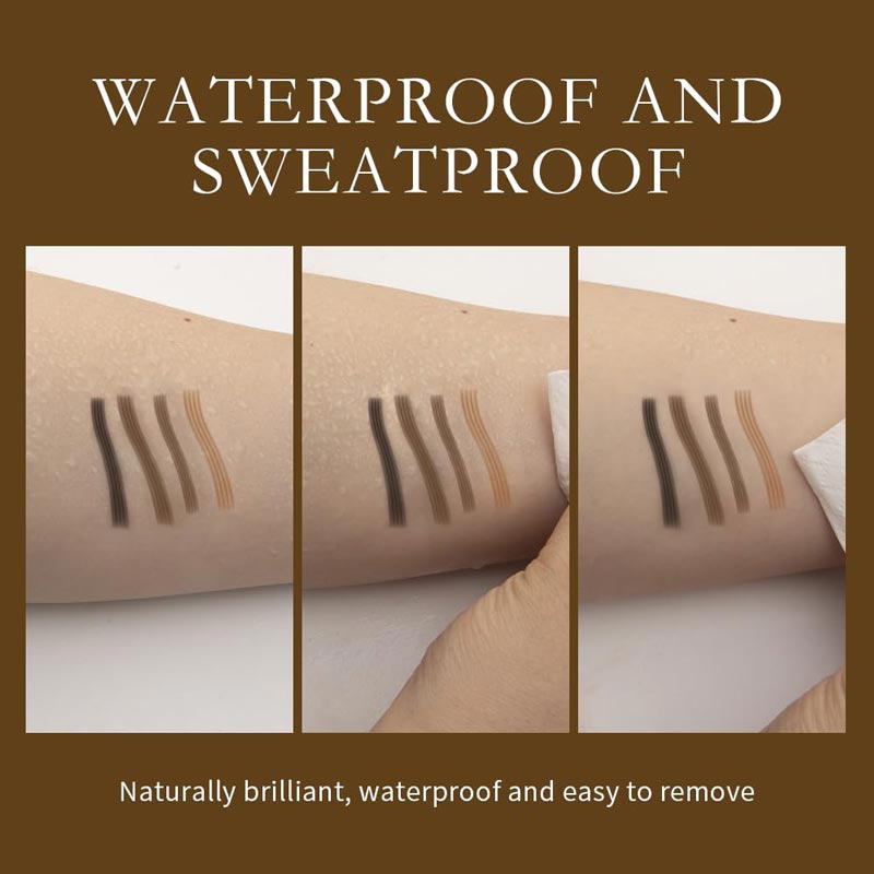 Stylo Duo 2-en-1 Sourcils et Eyeliner Waterproof à 4 Pointes