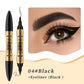 Stylo Duo 2-en-1 Sourcils et Eyeliner Waterproof à 4 Pointes